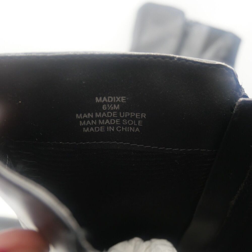 NEW Style & Co Madixe Tall Black Riding Boots Women's 6.5 Regular Width Vegan - Picture 7 of 8